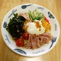 puniＫ's cooksnap of when they made ピリ辛☆温玉冷やし中華☆.