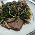 乃亜ちゃん's cooksnap of when they made 豚バラ肉と空心菜のエスニック風炒めもの.