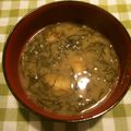 m@n@'s cooksnap of when they made わかめもいいけど！もずくの味噌汁は？.