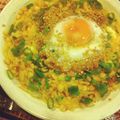 ♡akiko's cooksnap of when they made 揚げ玉も入れてみて♪納豆パスタ.