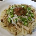 kawakoyu's cooksnap of when they made いかオクラとしめじの“和風”冷製パスタ.