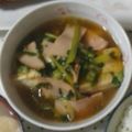 yarmam's cooksnap of when they made 簡単お豆腐と小松菜煮込み.