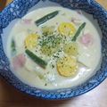 ニャルモ's cooksnap of when they made 豆腐と野菜の豆乳スープでダイエット♪.
