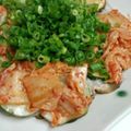 とろままちゃん's cooksnap of when they made 茄子とズッキーニのキムチの重ね焼き.