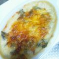 さんさんぺこりん's cooksnap of when they made ほうれん草のマカロニグラタン.