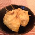 ももたん205's cooksnap of when they made 油揚げの卵入り巾着☆.