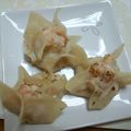 ショコタン02's cooksnap of when they made エビニラ餃子.