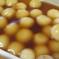 ちゃみ's cooksnap of when they made 親子で作ろう!!お月見にみたらし団子★.