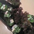 ＮＡＯNAO's cooksnap of when they made サニーレタス胡瓜カニカマ海苔巻き.