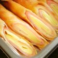ドサンコでん's cooksnap of when they made ハムとﾁｰｽﾞの春巻き.