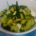 gyogyoum's cooksnap of when they made 香菜とキュウリの冷奴.