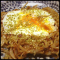 makibom592's cooksnap of when they made とろ～り目玉焼き乗せ☆もやしのお焼き.