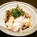 莉彩パパ's cooksnap of when they made たけのこと鶏肉の梅肉蒸し.