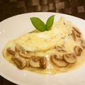 れな犬's cooksnap of when they made バジルとチーズのホワイトオムレツ♫♪♫.