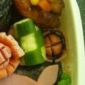 あきらﾏﾏ's cooksnap of when they made キャラ弁に✿オクラto魚ニソde花火✿.