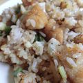 soratea's cooksnap of when they made 簡単リメイク☆唐揚げチャーハン☆.