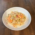 プチシュ's cooksnap of when they made フライパンで簡単☆ご飯で作る♪えびピラフ.