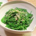 ｂａｎａｎａ２号's cooksnap of when they made 絹さやのナムル。.