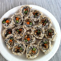 akko♪'s cooksnap of when they made 玄米の巻寿司.