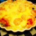 nahho's cooksnap of when they made えびとサクサクじゃが芋とほうれん草のグラタン.