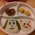 msk♪'s cooksnap of when they made わんわんプレート　一歳の誕生日.