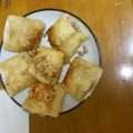 kentohira's cooksnap of when they made 簡単！油揚げのひき肉詰め.