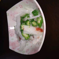 桃から蜜柑's cooksnap of when they made オクラと大根の梅和え(長いもときゅうり）.