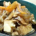 まりまめ51's cooksnap of when they made 肉なし＊厚揚げで染み染みチャプチェ.