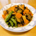 マッハママ's cooksnap of when they made ナスとインゲン、さつま揚げの簡単煮物.
