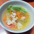 みつこ姉's cooksnap of when they made 優しい味☆ささみとレタスのコンソメスープ.