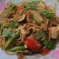 小さい魔女's cooksnap of when they made マクロビ簡単ランチ☆野菜豆腐トマトパスタ.