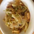 aria0312's cooksnap of when they made 節約レシピ！油揚げとキャベツの味噌炒め.