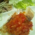 ようっちょ's cooksnap of when they made 白身魚のムニエル（かんたんトマトソース）.