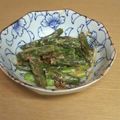 サーフブレイド's cooksnap of when they made お弁当に♪アスパラのマヨおかか醤油炒め♪.