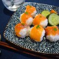 kage_asu's cooksnap of when they made お祝いに☆サーモンの手まり寿司.