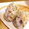 gohankure's cooksnap of when they made 梅しそチーズのなんちゃって焼きおにぎり.
