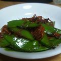 berrymix01's cooksnap of when they made 人参ときぬさやと塩こんぶ炒め.