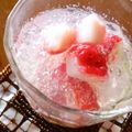 Natsutach's cooksnap of when they made 小粒いちごで♡シュワシュワゼリー.