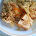 のじまさん's cooksnap of when they made 春ｷｬﾍﾞﾂと厚揚げのﾆﾝﾆｸ味噌炒め♪.