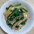 ともか。's cooksnap of when they made にらと凍み豆腐（高野豆腐）の卵とじ.