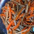 つたき's cooksnap of when they made 手抜ききんぴらごぼう＜お弁当に作り置き＞.