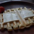 naorii's cooksnap of when they made 簡単＊ヘルシー白いお食事ワッフル.