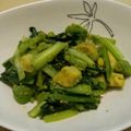 ももラブー's cooksnap of when they made 美肌に！アボカドと小松菜のオリーブ炒め☆.