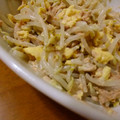 ようすけとはるひこ's cooksnap of when they made ルクエで☆もやしとツナのマヨぽんサラダ.