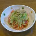 めいてつ家族's cooksnap of when they made トマトと塩もみきゅうりの胡麻オリーブ和え.