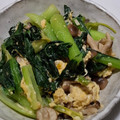 ヨシヨッシー's cooksnap of when they made 小松菜としめじの中華風卵とじ.
