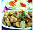 ♪ももこママ♪'s cooksnap of when they made 節約☆鶏胸肉とじゃがいものニンニク炒め.