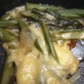 ラリー＆サラ's cooksnap of when they made アスパラと玉ねぎの☆チーズ蒸し.