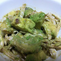 カナラ♪'s cooksnap of when they made ♥蒸し鶏とアボカドのわさび醤油和え.