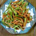 バイロンスコット's cooksnap of when they made ブロッコリーの茎を使ったピリ辛きんぴら.